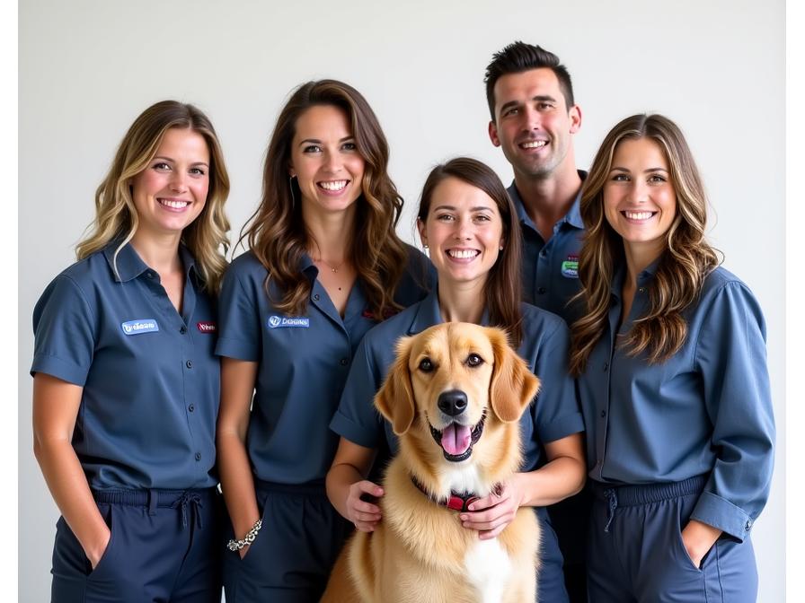 Pasukan pelatih anjing bertauliah Lumina Canis yang profesional